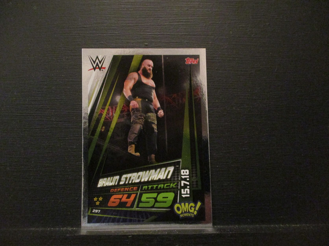Braun Strowman - OMG! Moments Slam Attax Universe Original Trading Card #297
