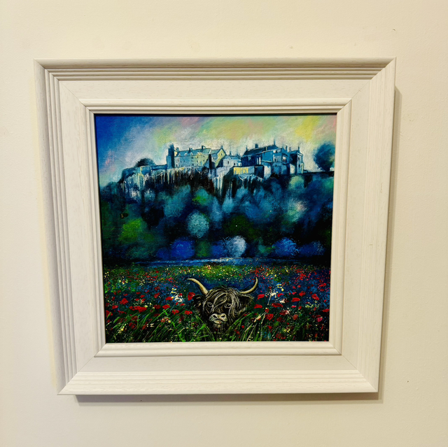 Original painting- Cityscape-Stirling-The COO at the Castle