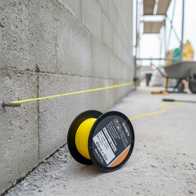 STAVTOOL Provázek 50 m, 2 mm, žlutý STAVTOOL ZN38906