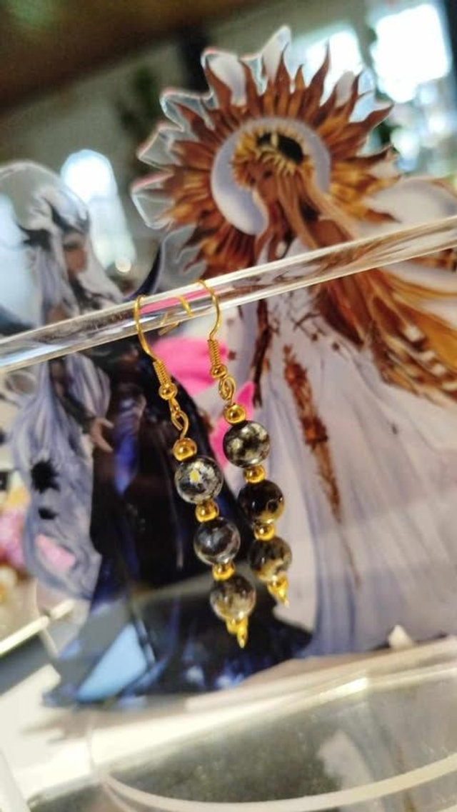 Boucles d'oreilles Œil de Tigre Minimal Touch