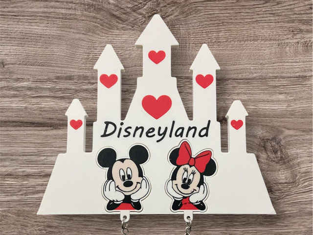 Chaveiro + 2 Porta-Chaves Disneyland