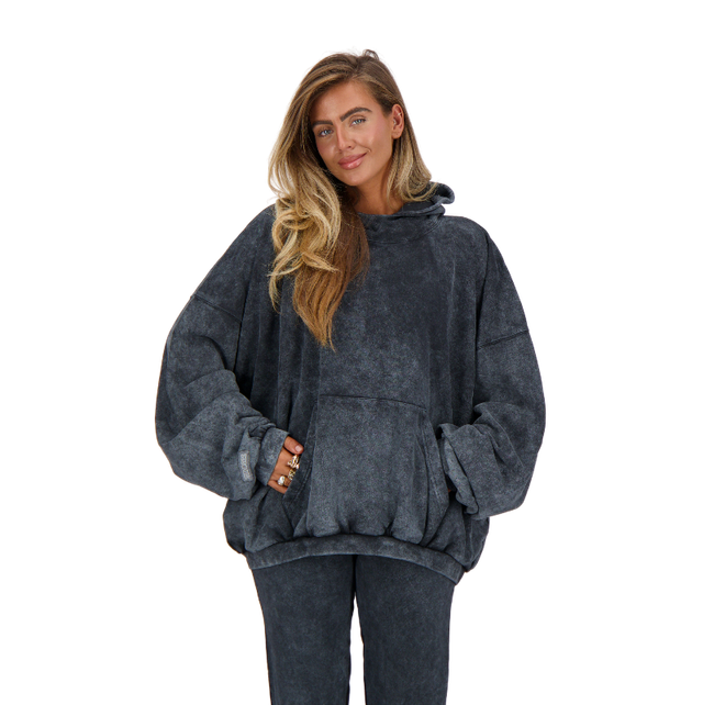 Reinders Hoodie Vintage Wash True Black