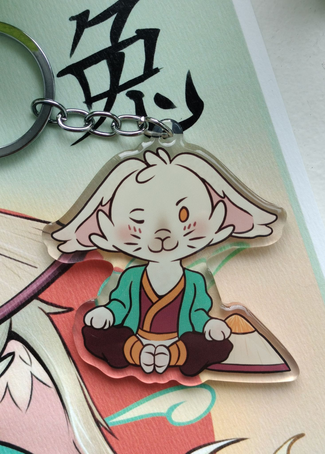 Porte-clé-Lièvre chibi