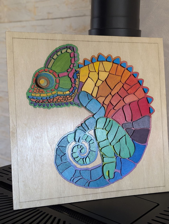 Tableau Karma Caméléon