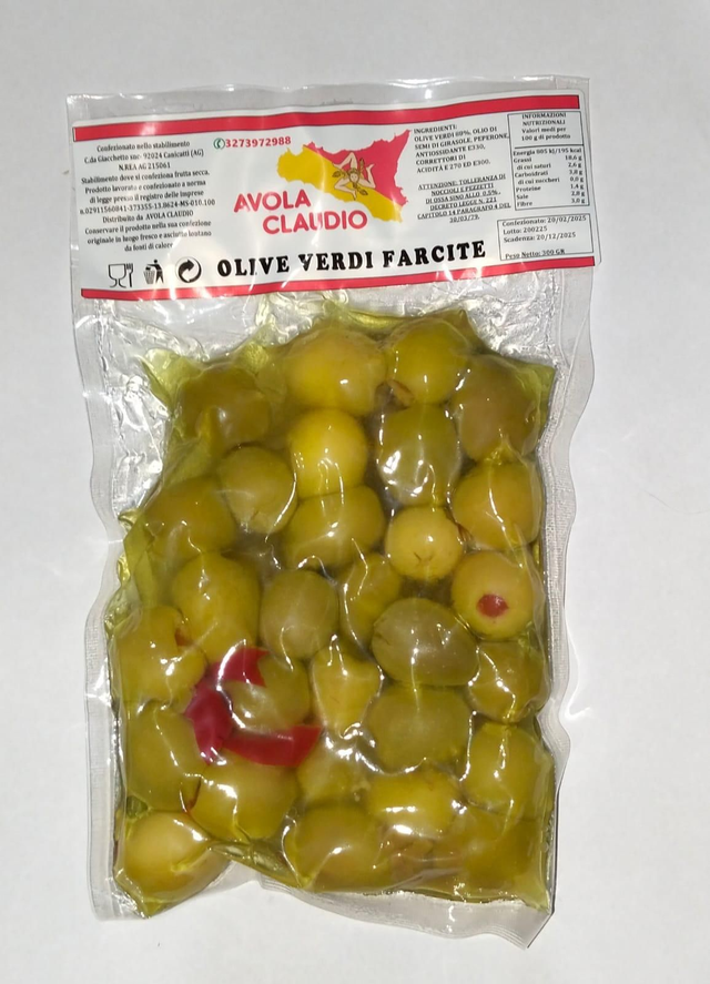 Olive verdi farcite