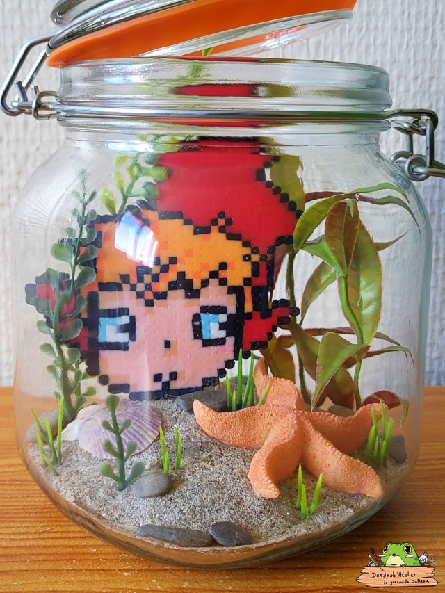 Fille poisson en quête d'aventures