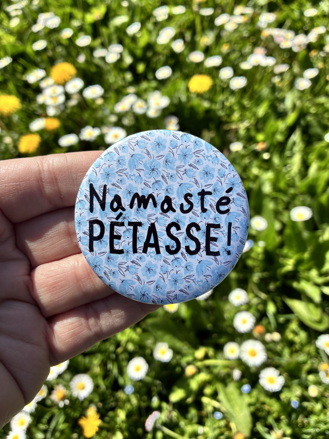 Badge Namasté Petasse