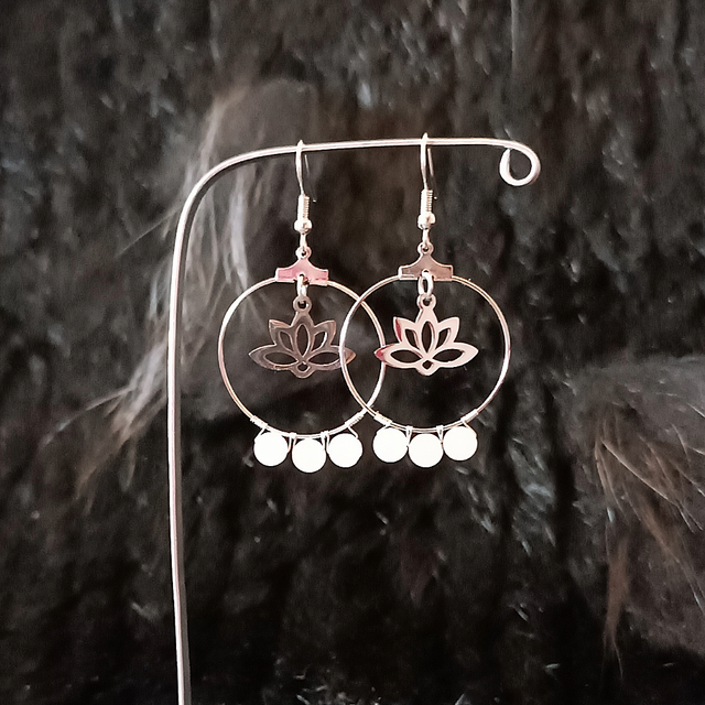 Boucles d'oreilles Lotus