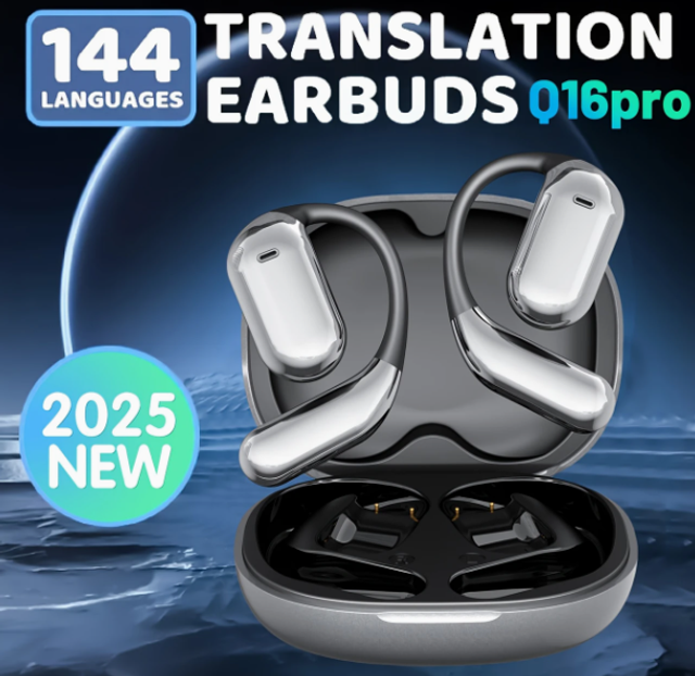 Traduction IA, 144 Langues, Écran Tactile HD, Autonomie de Batterie Longue Durée, Confort d'Usure, Son de Haute Qualité 