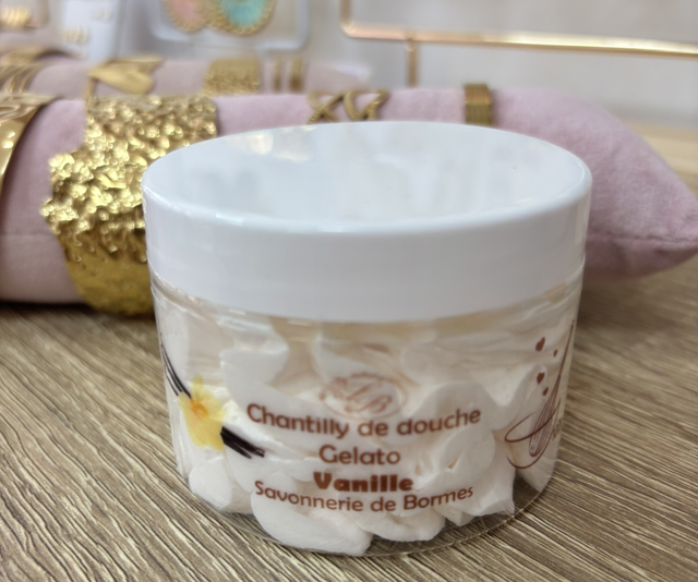 Chantilly de douche vanille 