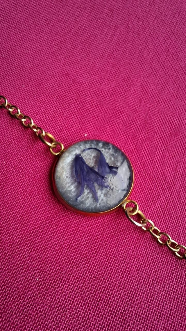 Bracelet 15 cm bleuet