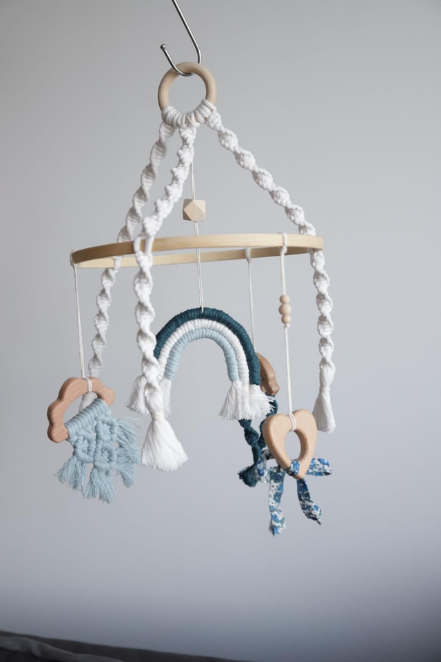 MOANA ~ Mobile bébé bleu nuit