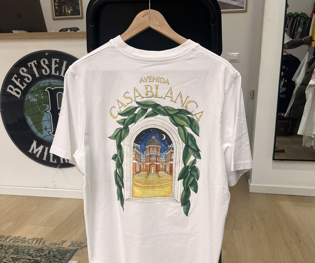 Casablanca t-shirt size L per-owned