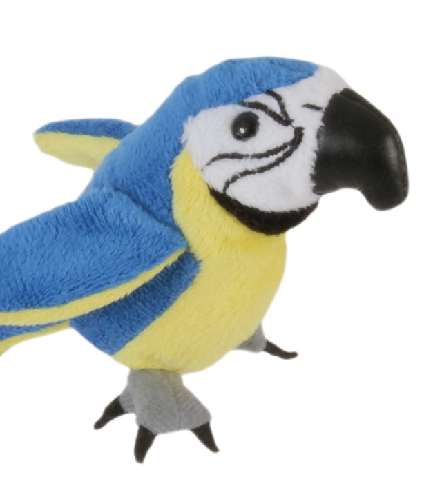 Blue &amp; Gold Macaw Finger Puppet