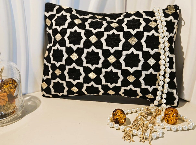 Pochette marocaine motif Zellige