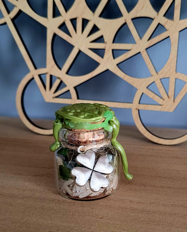 Spell jar Abondance &amp; Chance - 10ml (à l&#039;unité) 