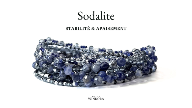 Bracelet | Sodalite Bleue - Éléments V2 (B)