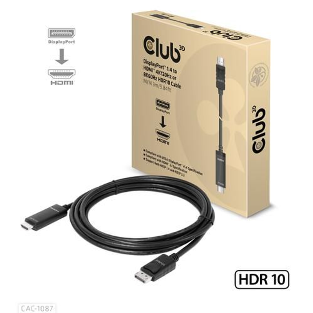 Club3D Displayport > HDMI