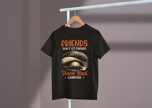 Friends Don’t Let Friends Have Bad Eyebrows Galentine’s Day. Freunde lassen Freunde keine schlechten Augenbrauen haben Galentines Tag