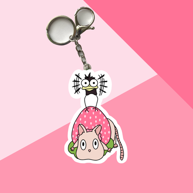GHIBLI keychain - Boh &amp; Yubaba&#039;s bird