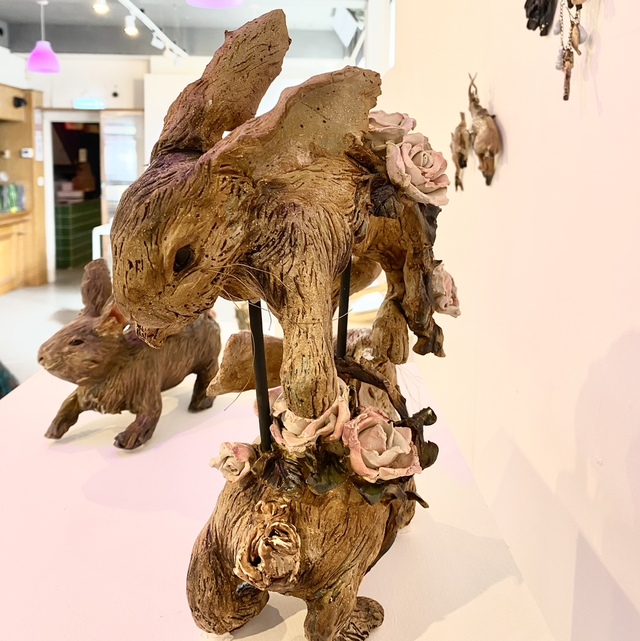 Springtime sculpture- Tish Campbell Exhibition