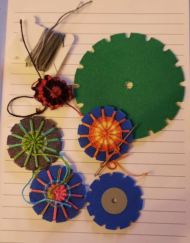 Set of 5 Yorkshire Button Templates with box