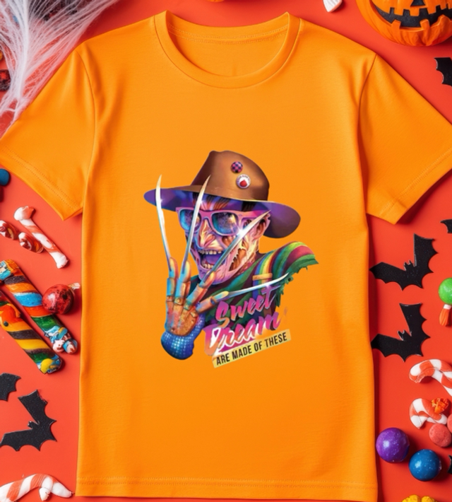 Friday 13th Horror T-shirt Freddy Jason Film Movie Chinese Japanese Retro Hippy dtf printed T-shirt (HA9)