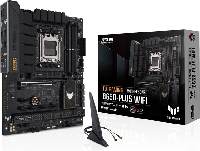 02.2.0030 – Scheda Madre ASUS TUF GAMING B650‑PLUS WIFI AM5 – ATX robusta per Gaming con WiFi 6E