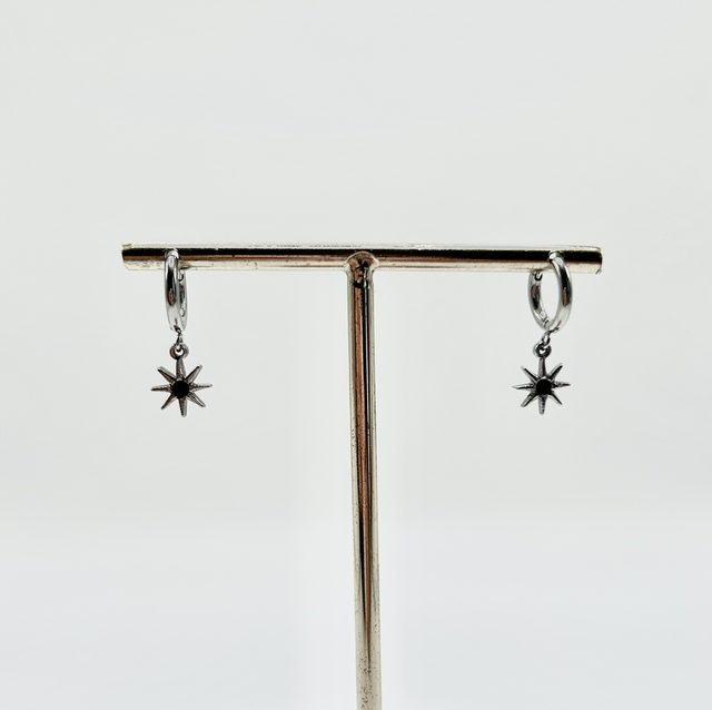 Pendientes Aro Estrella