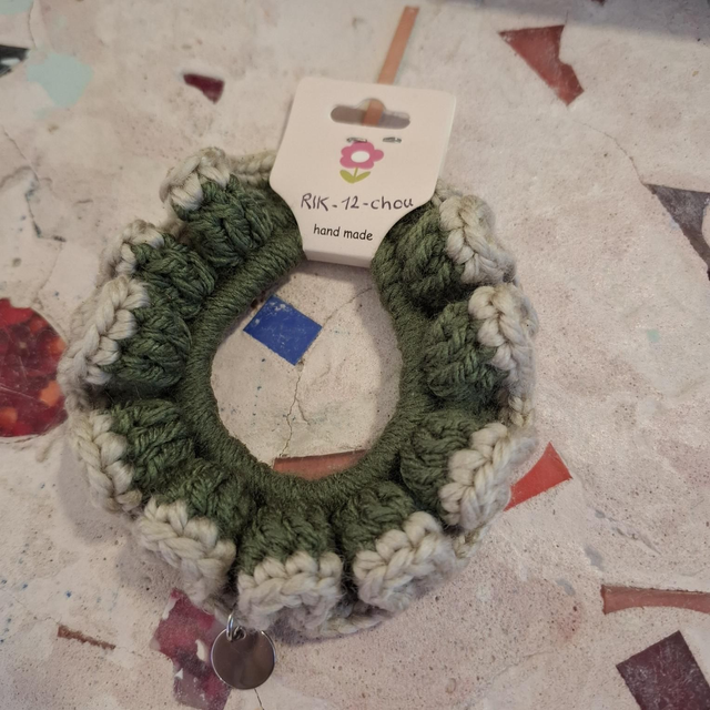 Rik-12 chouchou kaki gris