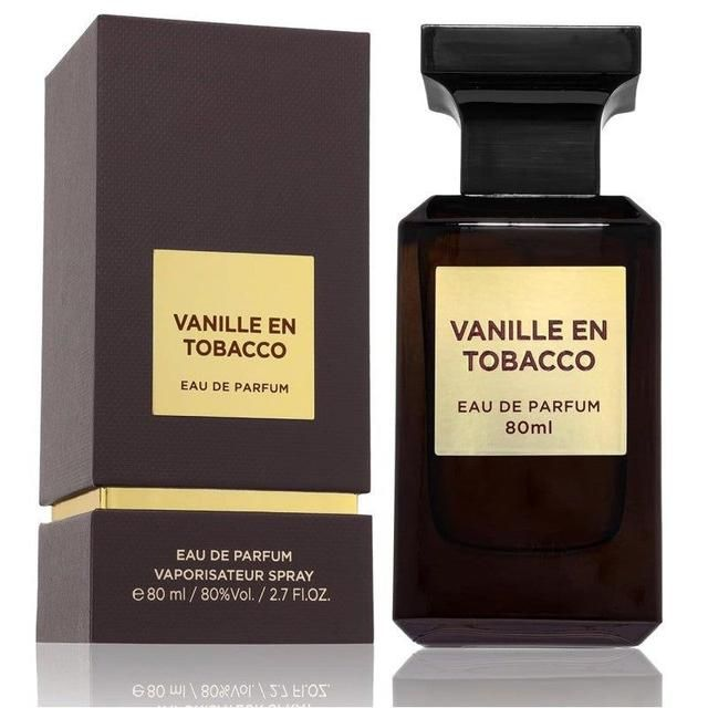 Vanille Tobacco Eau De Parfum By Fragrance World 100ml 3.4 FL OZ