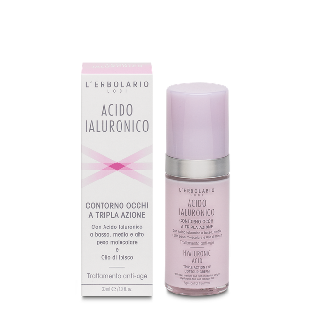 Acido Ialuronico Contorno Occhi a Tripla Azione Trattamento anti-age 30 ml