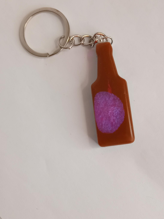 Porte clé bouteille 