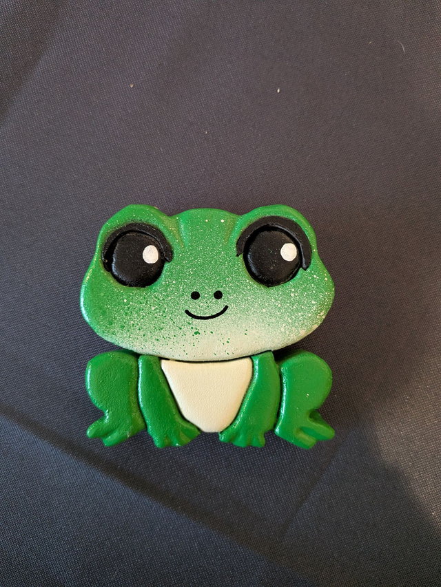 Magnet Grenouille vert foncé