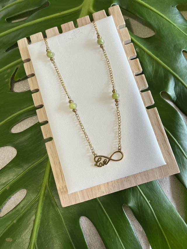 Collier Péridot Infini Love