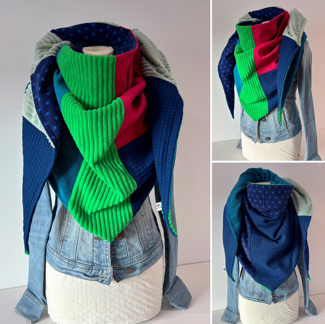 Maxi Chèche Double Patchwork 286