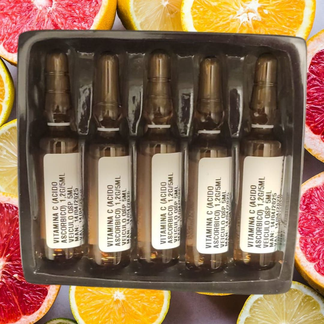 Vitamina C  05 ampolas 5ml