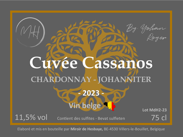 Cuvée Cassanos 2023 - Vin blanc sec - 75cl