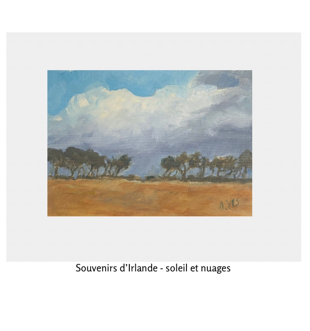 Nuages et ciel bleu - Souvenirs d’Irlande