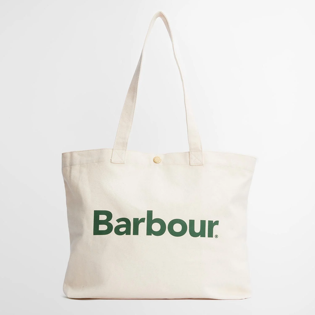 Barbour Logo Tote Bag