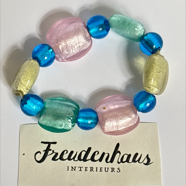 Murano Glas Armband auf Gummi