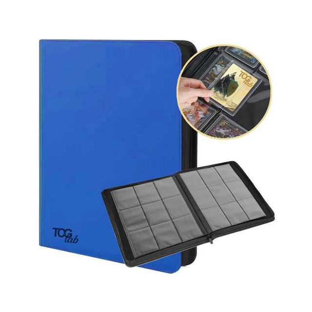 TCGLAB - Album per Toploader - 18 Pocket BLU