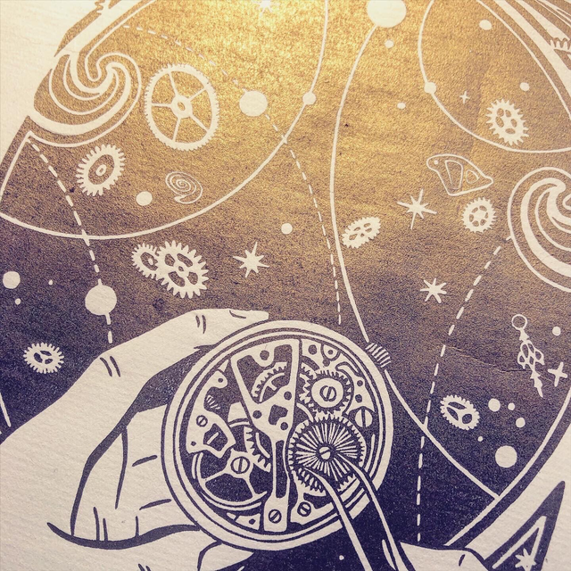 Meanwhile, the Stars Still Dance (Limited edition) - Blue and gold