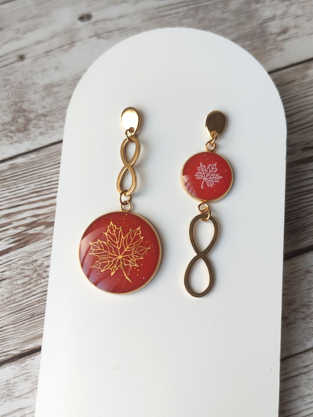 Boucles &quot;Karine&quot; automne acier inoxydable 