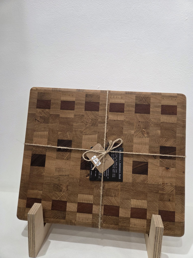 Reclaimed Mixed Hardwoods End Grain Wooden Chopping Board - AH-022