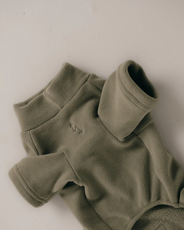 By Teddy Fleece Body Suit - Matcha