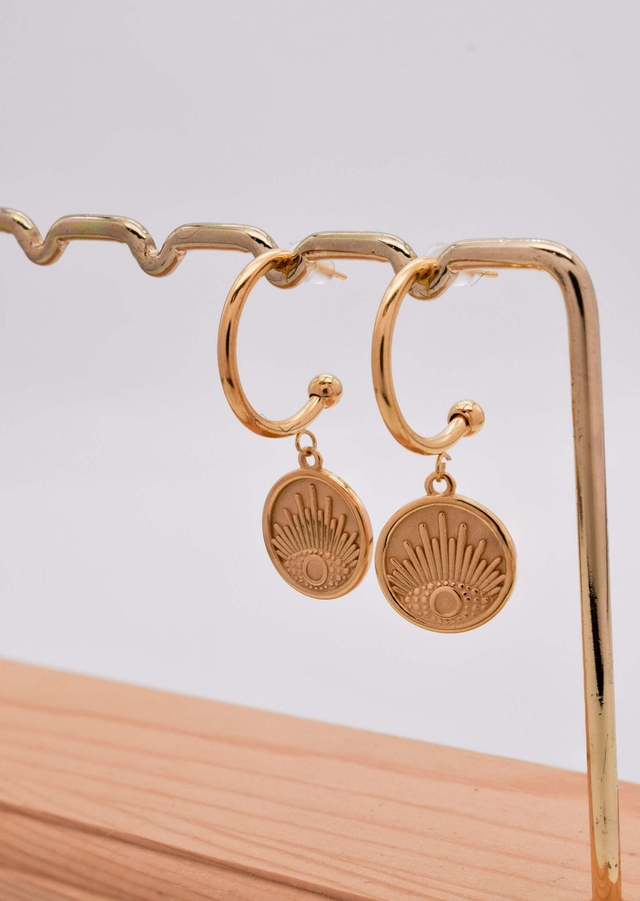Sunrise Gold Earrings
