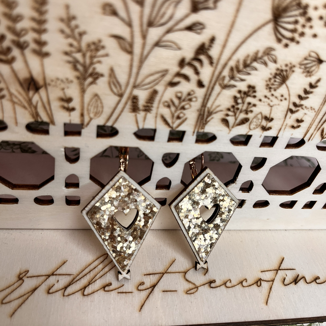 boucles d’oreilles cerf volant