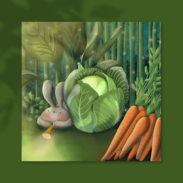 Mon Petit Lapin - 20 x 20 cm