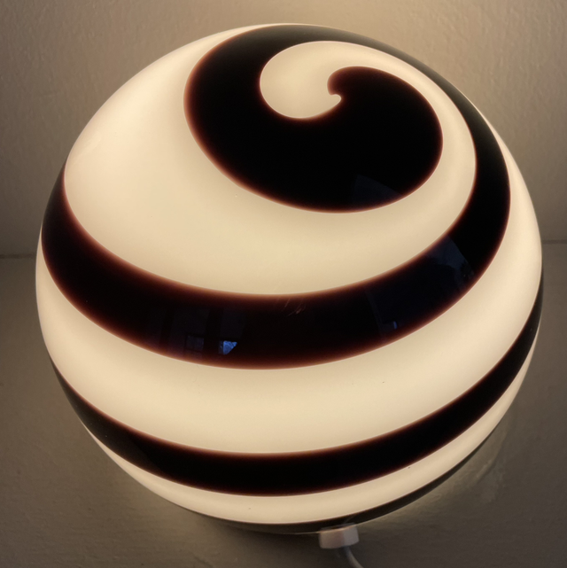 Ilu di vetro swirl lamp 